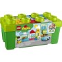 LEGO 10913 DUPLO Caja de Ladrillos, Juguete Educativo para Bebés, Set de Construcción con Coche, Figuras y Flores, Regalo para