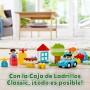 LEGO 10913 DUPLO Caja de Ladrillos, Juguete Educativo para Bebés, Set de Construcción con Coche, Figuras y Flores, Regalo para
