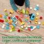 LEGO 10913 DUPLO Caja de Ladrillos, Juguete Educativo para Bebés, Set de Construcción con Coche, Figuras y Flores, Regalo para