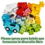 LEGO 10913 DUPLO Caja de Ladrillos, Juguete Educativo para Bebés, Set de Construcción con Coche, Figuras y Flores, Regalo para