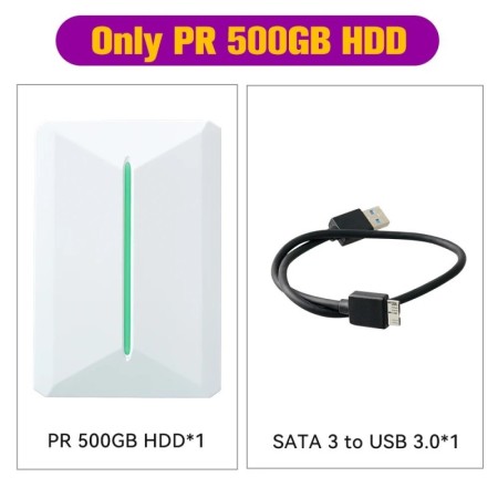 Consola de juegos Retrobat & Playnite, HDD para juegos de 500GB para P