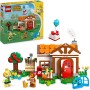 LEGO Animal Crossing La Visita de Canela Juguete de Construcción Creativa con 2 Minifiguras de Personajes del Videojuego (Canela