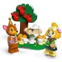 LEGO Animal Crossing La Visita de Canela Juguete de Construcción Creativa con 2 Minifiguras de Personajes del Videojuego (Canela