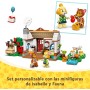 LEGO Animal Crossing La Visita de Canela Juguete de Construcción Creativa con 2 Minifiguras de Personajes del Videojuego (Canela