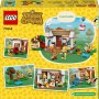 LEGO Animal Crossing La Visita de Canela Juguete de Construcción Creativa con 2 Minifiguras de Personajes del Videojuego (Canela