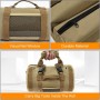 Adiwo Bolsa herramientas, Bolsa Multiusos Enrollable, Organizador de Rollos de Herramientas con 6 bolsillos con cremallera,