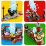 LEGO Super Mario El Tren expreso Bowser de Juguete con Figura de Personajes del Videojuego Inc. Hermano Martillo, Bum Bum, 2