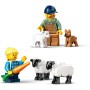 LEGO City Tractor Rojo con Remolque y Oveja Set de Granja y Figuras de Animales de Juguete, Minifiguras de Granjero e Hija,