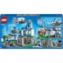 LEGO City Comisaría de Policía, Edificio con Cárcel, Helicóptero de Juguete, Furgón Policial y Camión, Regalo para Niños y Niñas