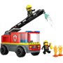 LEGO City Camión de Bomberos con Escalera de Juguete, Vehículo y 2 Minifiguras para el Juego de rol, Juguetes Educativos para
