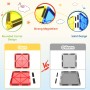 60 piezas de azulejos magnéticos de construcción – Bloques magnéticos STEM para niños, juguetes sensoriales para niños y niñas a
