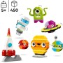 LEGO Classic Planetas Espaciales Creativos, Juguete del Sistema Solar, Juego de Construcción con Cohete Lanzadera, Regalo para