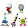 LEGO Classic Planetas Espaciales Creativos, Juguete del Sistema Solar, Juego de Construcción con Cohete Lanzadera, Regalo para