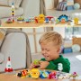 LEGO Classic Planetas Espaciales Creativos, Juguete del Sistema Solar, Juego de Construcción con Cohete Lanzadera, Regalo para
