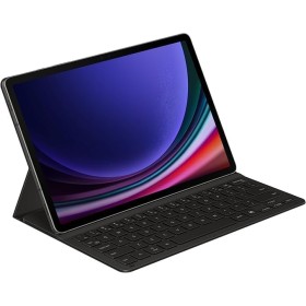 SAMSUNG Funda con Teclado retroiluminado para Galaxy Tab S9 | S9 FE, Color Negro