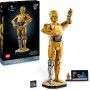 LEGO Star Wars 75398 C-3PO Figura de Droide - Kit de Maquetas para Adultos de Colección - Base, Placa Informativa y Minifigura -