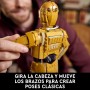 LEGO Star Wars 75398 C-3PO Figura de Droide - Kit de Maquetas para Adultos de Colección - Base, Placa Informativa y Minifigura -
