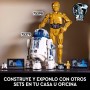 LEGO Star Wars 75398 C-3PO Figura de Droide - Kit de Maquetas para Adultos de Colección - Base, Placa Informativa y Minifigura -
