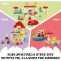 LEGO Duplo Jardín y Casa del Árbol de Peppa Pig Casita de Juguete, Set de Aprendizaje para Construir con 2 Figuras Inc. George,