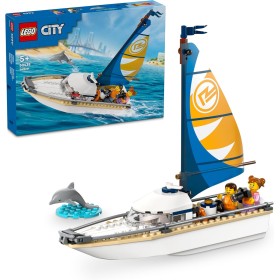 LEGO 60438 City Velero 5+ 102 Piezas con Delfín