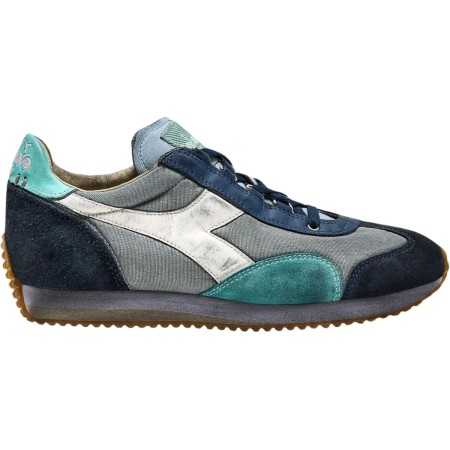 Diadora Heritage Zapatillas Equipe Dirty SW Evo 181251 Sneaker Casual Hombre Lona Blanco