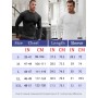 Muscle Cmdr Henley-Camiseta de Manga Larga Hombre,Camiseta Ajustada Henley de Manga Larga para Hombre