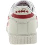 Diadora Game L Low Waxed, Zapatillas de Gimnasio Unisex Adulto, White Red Pepper, 42.5 EU