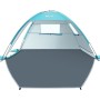 Glymnis Tienda de Playa, Refugio Playa para 2-3 Personas, Carpa de Playa con Doble Puerta de Cremallera, Ventanas Ventiladas,