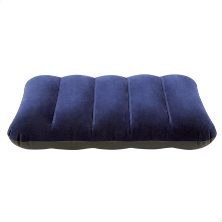 Intex 68672 - Almohada Hinchable flocada, 43 x 28 x 9 cm, Color Azul