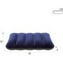Intex 68672 - Almohada Hinchable flocada, 43 x 28 x 9 cm, Color Azul
