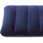 Intex 68672 - Almohada Hinchable flocada, 43 x 28 x 9 cm, Color Azul