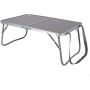 AKTIVE Mesa baja plegable ligera, 60 x 40 x 25 cm, Topes antivuelco, Resistente altas temperaturas, Soporta 20 kg, Asa de