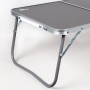 AKTIVE Mesa baja plegable ligera, 60 x 40 x 25 cm, Topes antivuelco, Resistente altas temperaturas, Soporta 20 kg, Asa de