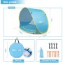 Glymnis Tienda Playa Bebe Pop up Tienda de Bebé con Piscina para Infantil Carpa Plegable Portátil Protección Sol Anti UV 50+