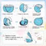 Glymnis Tienda Playa Bebe Pop up Tienda de Bebé con Piscina para Infantil Carpa Plegable Portátil Protección Sol Anti UV 50+