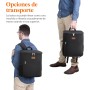 Lifewit Mochila Isotérmica Flexible de 21 litros (30 latas) con Forro Rígido, Amplia Mochila Nevera para Almuerzo Picnic Bolsa