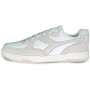 Diadora Raptor Low, Zapatillas de Gimnasio Unisex Adulto, Color Blanco, 44 EU