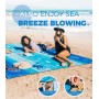 OCOOPA Manta de Playa, Grande a Prueba de Arena e Impermeable, Alfombra de Picnic, Libre de Arena, Cómoda, Nylon Paracaídas