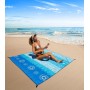OCOOPA Manta de Playa, Grande a Prueba de Arena e Impermeable, Alfombra de Picnic, Libre de Arena, Cómoda, Nylon Paracaídas