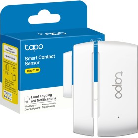 TP-Link Tapo T110 - Sensor de Contacto Inteligente, Domótica, Ahorro de Energía, Batería Larga Duración, Alertas de Intrusos,