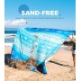 OCOOPA Manta de Playa, Grande a Prueba de Arena e Impermeable, Alfombra de Picnic, Libre de Arena, Cómoda, Nylon Paracaídas