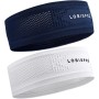 LOBISPEQ ® 2pcs Breathable and Comfortable Nylon + Spandex Sports Headband, Running, Gym and Any Sport. Men's and Women's Sports