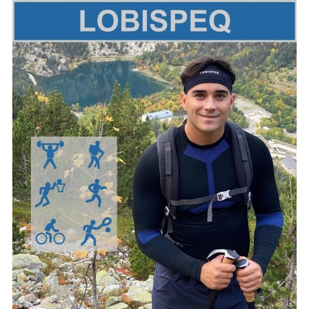 LOBISPEQ ® 2pcs Breathable and Comfortable Nylon + Spandex Sports Headband, Running, Gym and Any Sport. Men's and Women's Sports