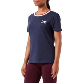 Diadora L.T-Shirt SS TWEENER, Navy clásico, X-Large para Mujer