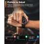 2025 Men's Smart Watch, 1.43 inch AMOLED Smartwatch with Calls, 24/7 Heart Rate Monitor SpO2, Sleep Monitor, Pedometer, 450 mAh