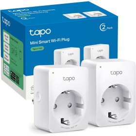 Tapo P100 (2 paquetes) – Mini enchufe inteligente Wi-Fi, óptimo para programar encendido/apagado y ahorro de energía, no