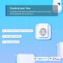 Tapo P100 (2 paquetes) – Mini enchufe inteligente Wi-Fi, óptimo para programar encendido/apagado y ahorro de energía, no
