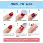 Removedor Quita Esmalte Semipermanente para Uñas, Nail Remover Quitaesmalte Rápido y Fácil sin Lastimar con Lima. Empuja