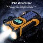 Cargador Solar para Movil, FM/Am Radio Portátil de Emergencia con Manivela y 5000mAh Powerbank y Altavoz Bluetooth Linterna LED
