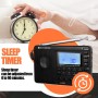 Retekess V115 Radio Portátil,FM Am SW Radio Pequeña,Radios Pequeñas Digitales con MP3,SD/TF/USB,3 Modos de Grabación,Tiempo de